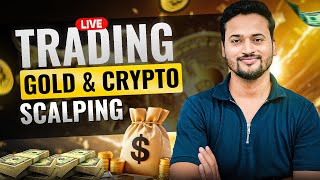 Live Crypto And Gold Scalping Trading  | 27 Oct 2025 #cryptoscalping #xauusdlive