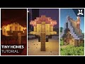 Minecraft | TINY HOMES (How to Build: Relaxing Tutorial)