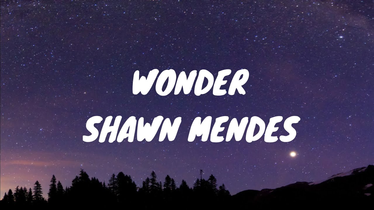 Shawn Mendes Wonder Lyrics (ZOOP LYRICS) 4K lyrics YouTube