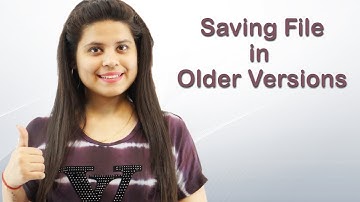 How to Save an Illustrator File Down to an Older Version - Basic Tutorial Chapter 14 Video 6