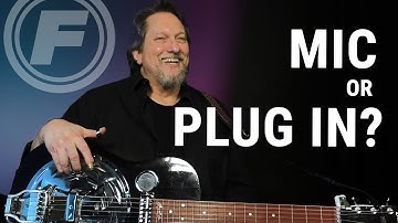 Jerry Douglas Talks Mic vs Plugging in with your Dobro