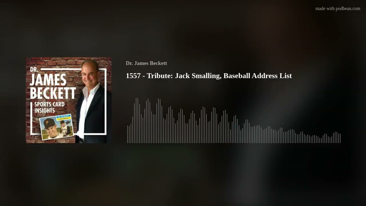 1557 - Tribute: Jack Smalling, Baseball Address List