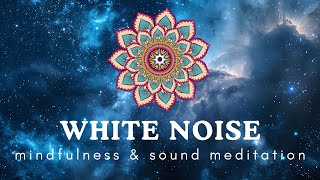 White Noise with Black Screen | Sleep, Relax, ASMR, Mind Stimulation | 1 hour