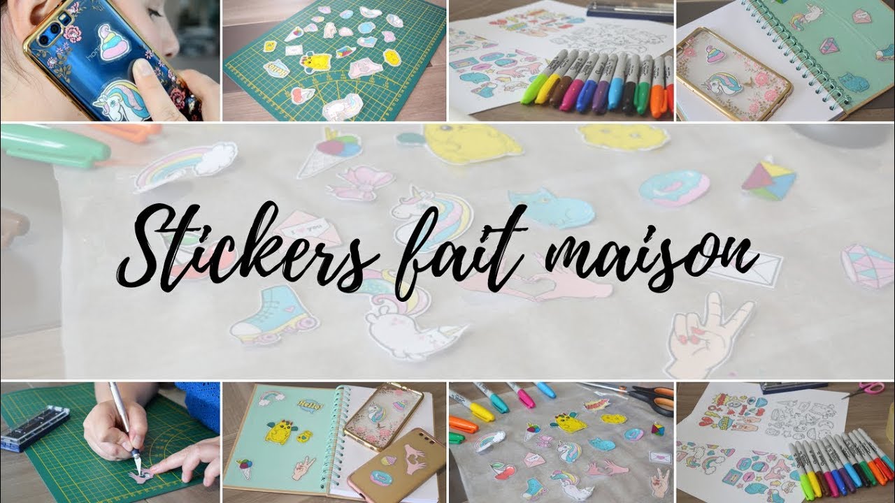️ STICKERS FAIT MAISON [ TUTOS ] - YouTube
