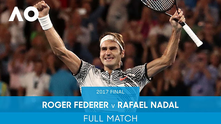 Roger Federer v Rafael Nadal Full Match | Australian Open 2017 Final