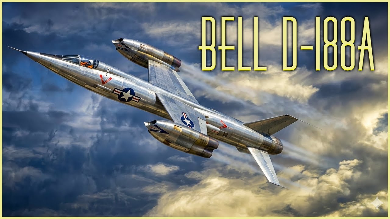 Bell D-188A: That Weird Vertical Takeoff Fighter with Engines on the Wings