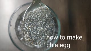 How to make chia seeds egg for weight loss| Baking with Chia seeds |Skinny Recipe of Chia Egg