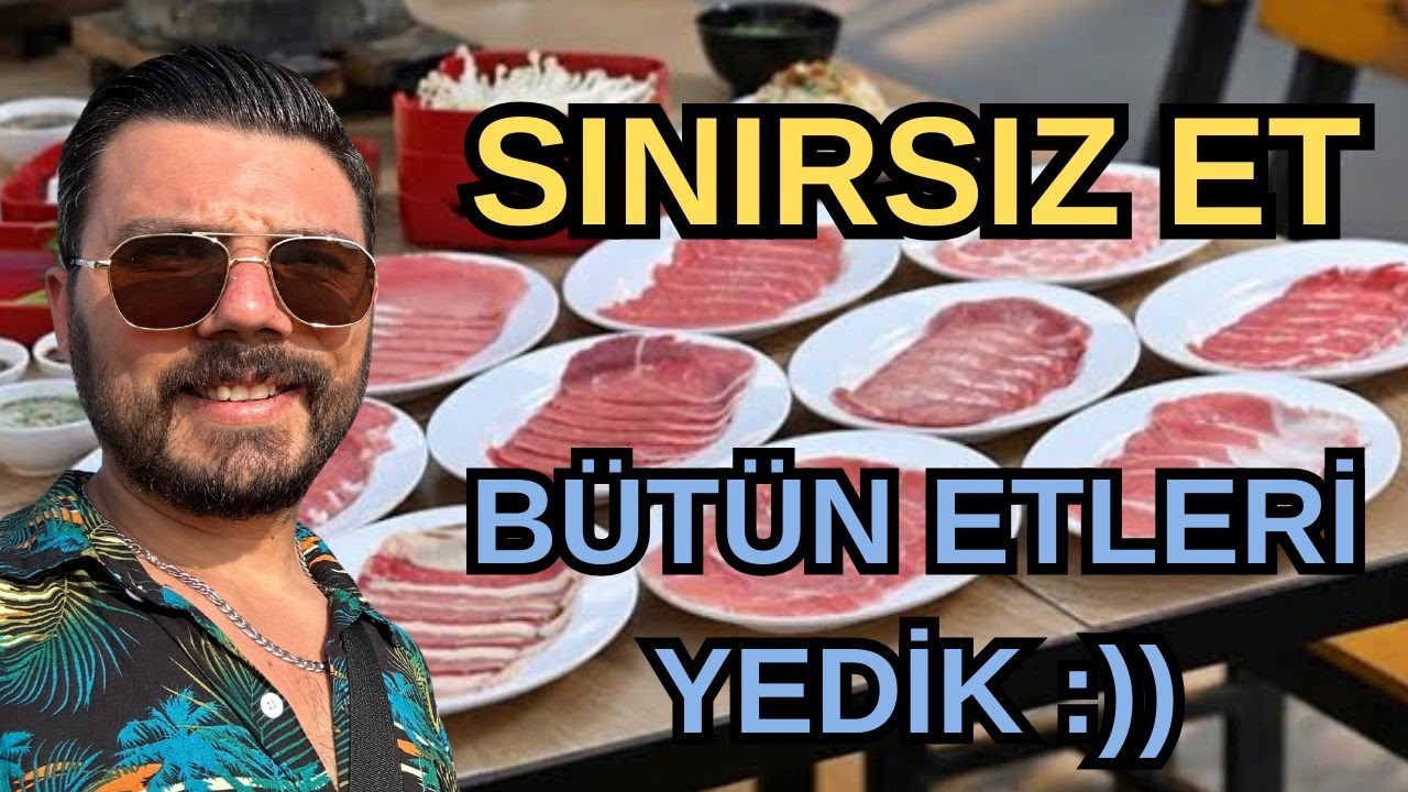 Bangkok'da 362 Baht'a Sınırsız Et Yedik.  THAİLAND