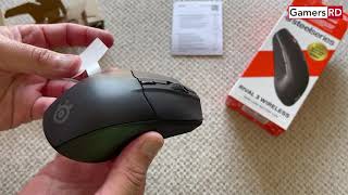 SteelSeries Rival 3 Mouse Wireless & SteelSeries QcK Mousepad - Unboxing