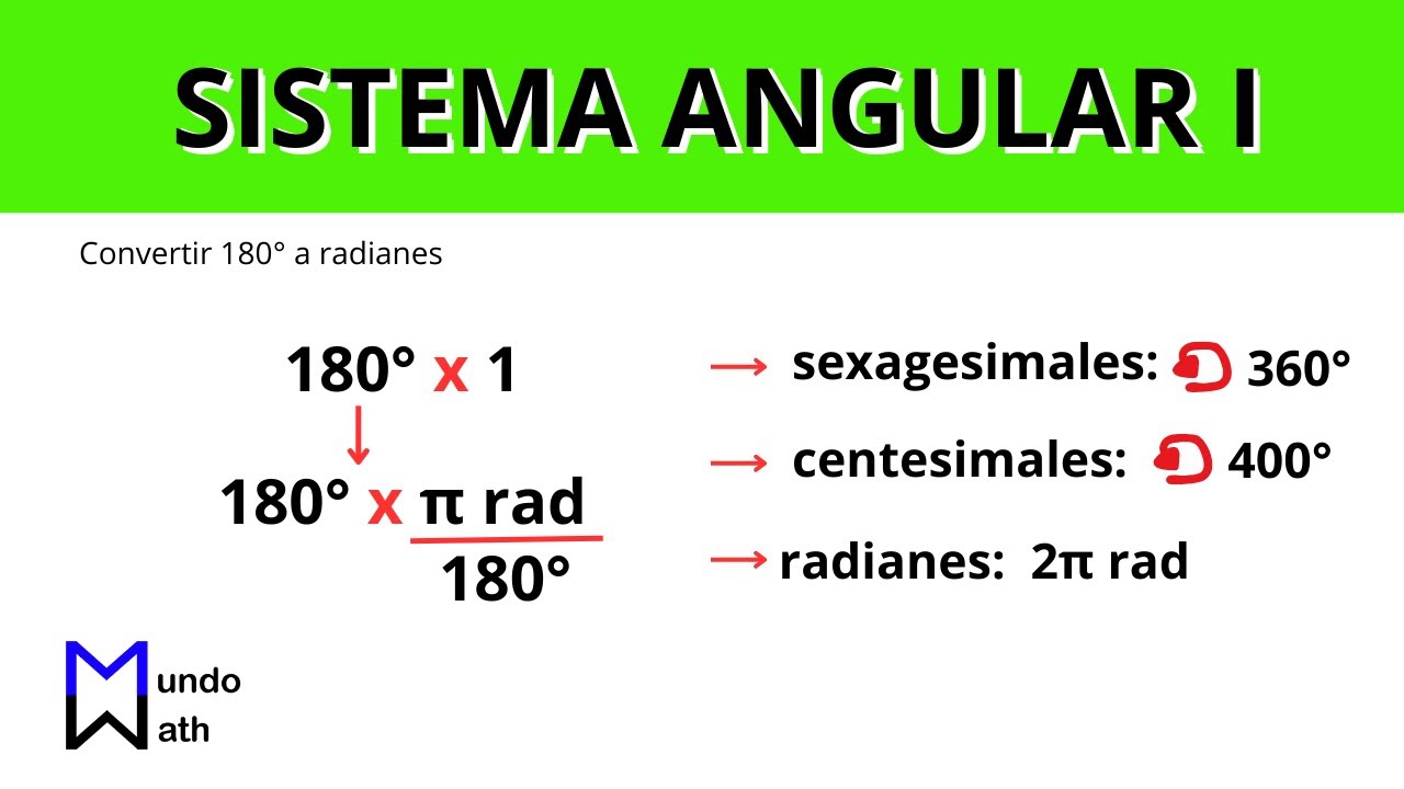 Sistema de Medicion Angular I Trigonometría YouTube