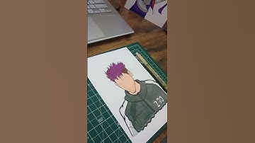 Drawing Thanos from Squid Game s2 #shorts #squidgame