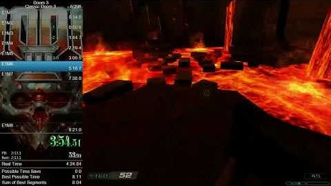 [Old] Classic Doom 3 - Any% speedrun in 0:08:19 without loads