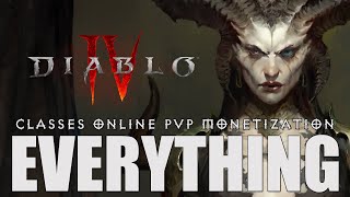 Diablo 4 EVERYTHING Known ▶ Classes, Skills, Online, Gameplay, OpenWorld, PvP, Monetization & more!