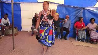 Tsonga Traditional Dance 68 |Gobela Dungamazi dancing during Initiate ceremony..