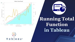 Running Total Function in Tableaue | در تبلو Running Total تابع screenshot 5