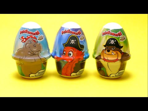 Pirates Pudding German Desserts with Surprise Toys