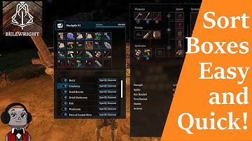 How to properly use Storage in Bellwright