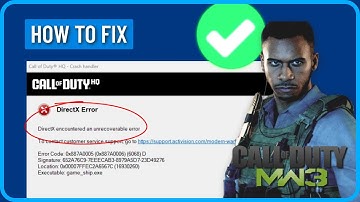 Modern Warfare 3 DirectX Error (New Fix) | How to Fix MW3 DirectX Encountered an Unrecoverable Error