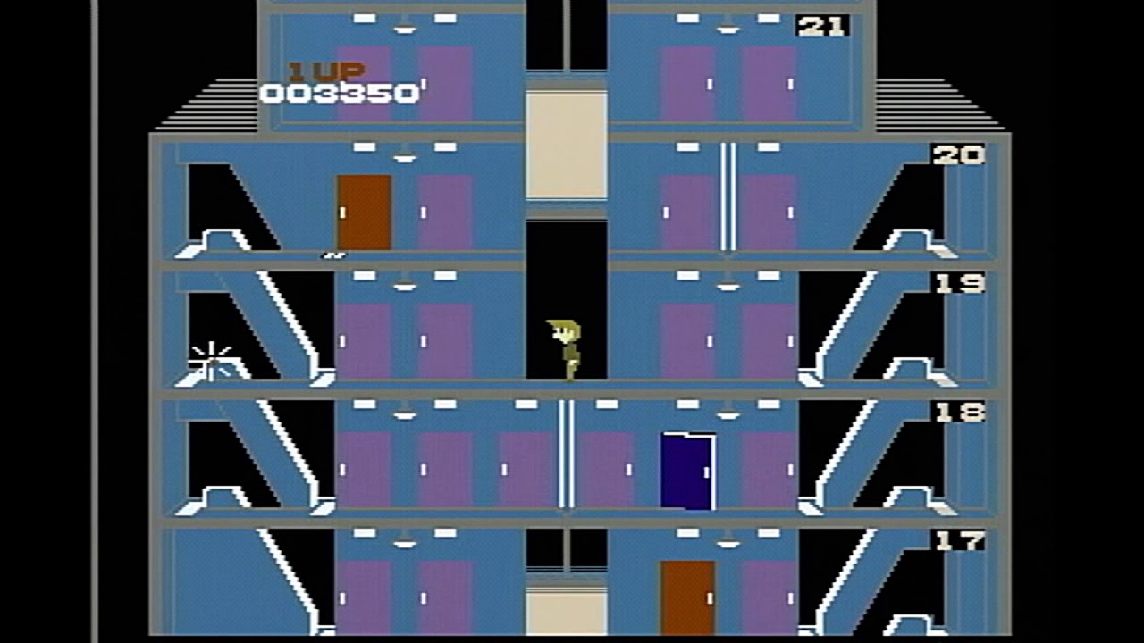 Cheat Code] Elevator Action (NES) - Warp? / Move through