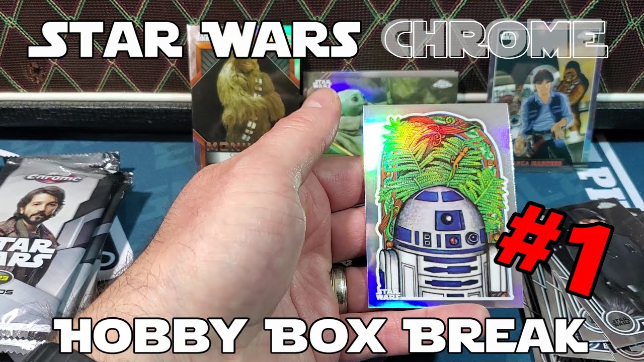 Star Wars Chrome 2023 Topps Hobby Box Break | D-0 Auto, ROTJ R2-D2