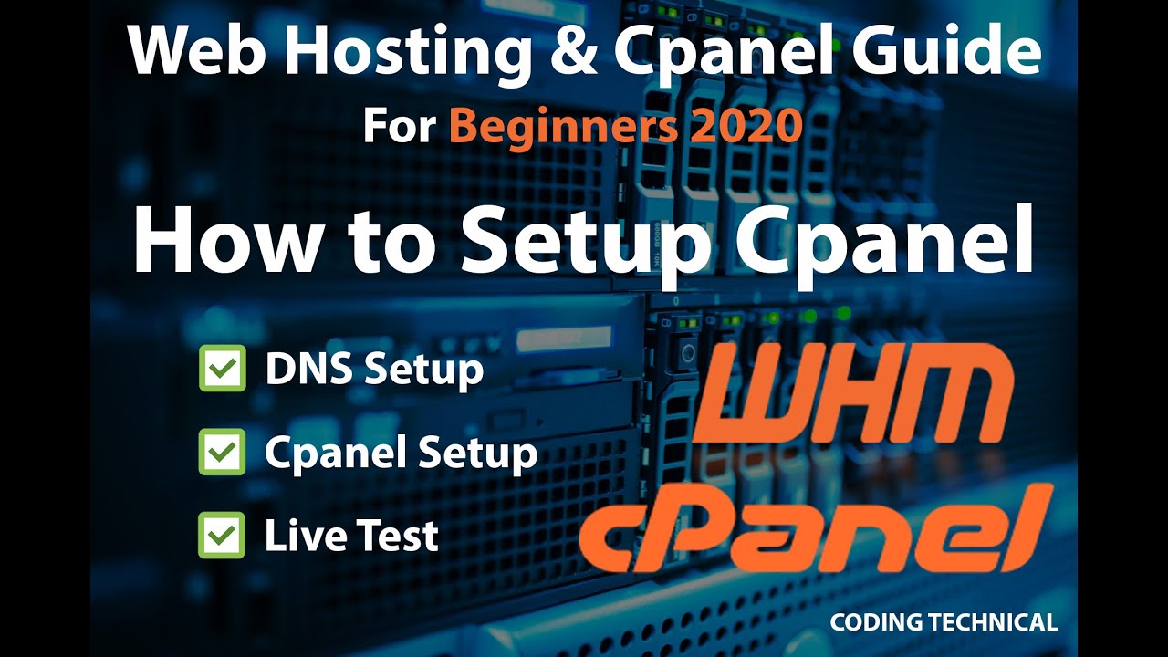 Web Hosting & Cpanel Guide – How to Create  Cpanel in WHM | DNS Setup