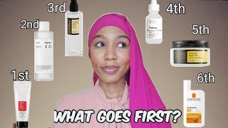 HOW TO Do SKINCARE |The Correct Order for a clear skin ✨️