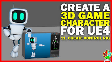 Create a 3D Game Character Part 11: Rigging - Create a Control Rig for your Character