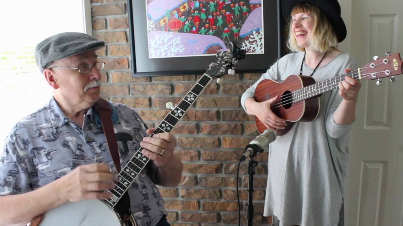 I'll Fly Away Banjo Ukulele Duet With Dad || Kat Burns + Ron Burns (Dad)