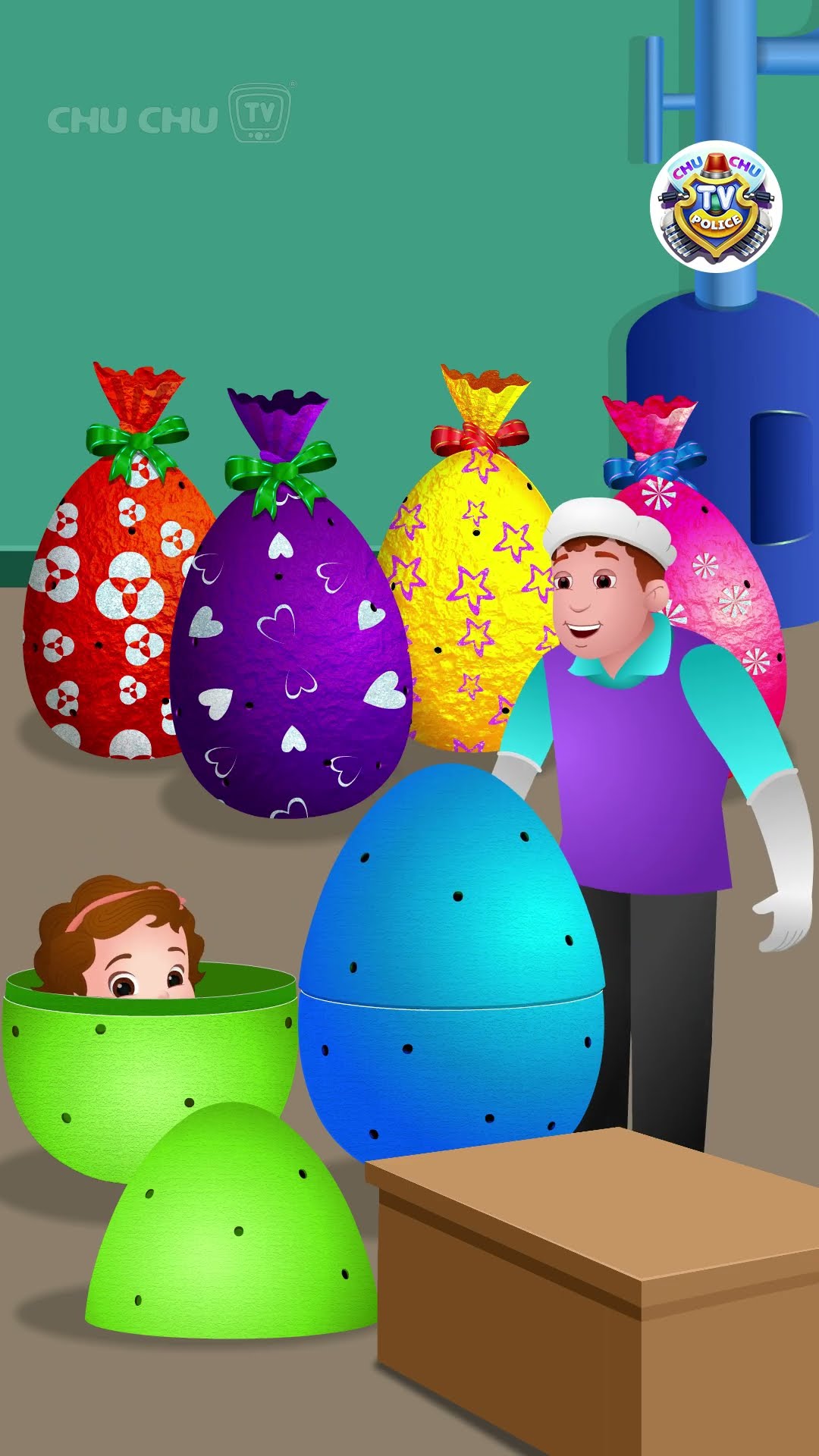 ডিমের কারখানাতে চুরি   #Shorts #Bangla #ChuChuTVPolice #KidsStories #SurpriseEggs