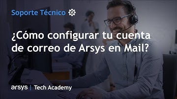 Configurar Correo Arsys en Mail: aprende a configurar una cuenta de correo | Tutorial