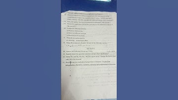 inter 1st year  chemistry pre final  exam paper