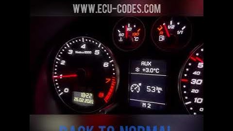 VAG MED9.X MAPSWITCH DEMO on Audi RS3 8P