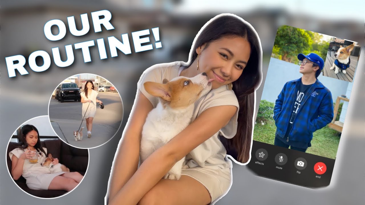 Day in the LIFE WITH MY CORGI PUPPY!! (vet visit, walks, waking up early)