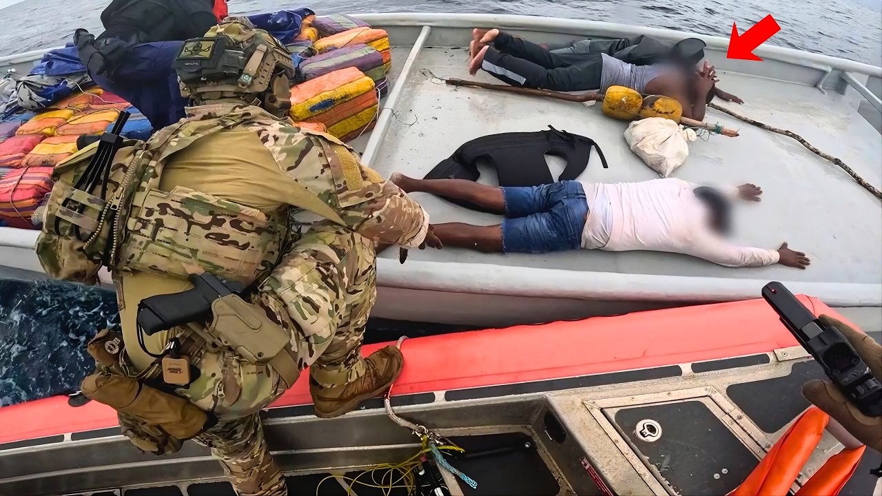 Terrifying Moment! US Coast Guard Intercepts Major Drug Operation at Sea Worth Millions of Dollars