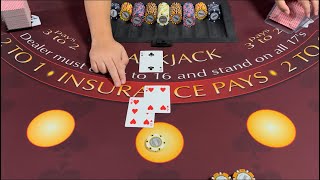 Blackjack | $200,000 Buy In | AMAZING High Stakes Blackjack Session! Lucky Hands & Large Bets!