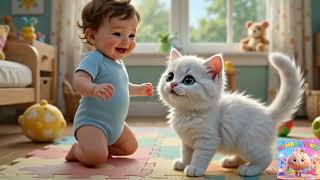 MEOW! The Kitty Cat Song 🐱 | Cute Kitten Nursery Rhymes | Rymboo Tunes 3D screenshot 2