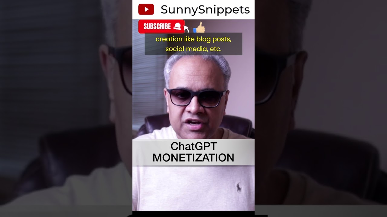 Chat GPT MONETIZATION 😳 Unlocking the Secrets of Making Money with Chat GPTs !