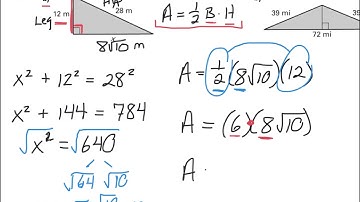 Pythagorean Theorem Part 2 (Section 7.1)