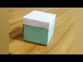 How to make the base of explotion box by A4 paper🎁Birthday box making by A4 paper/Explotion/Gift box