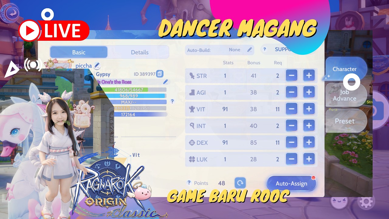 Ragnarok Original Classic - Dancer - YouTube