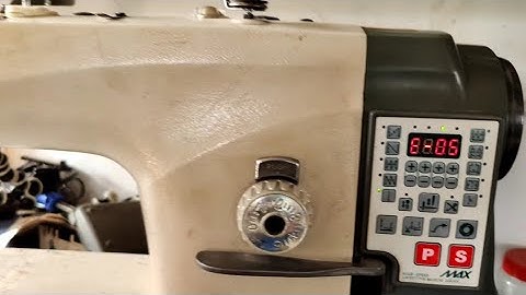 MAX 979/JUKI DDL-8700B/ZOJE ZJ9703AR ERROR-5 SOLUTION