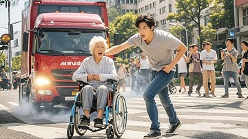 The young man saved the old lady who was in a car accident and obtained the wealth system