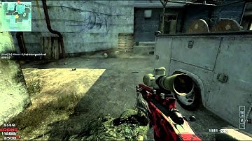 COD MW3 - LUCKY RANDOM THROWING KNIFE KILL!! AMAZING - BAZINGA