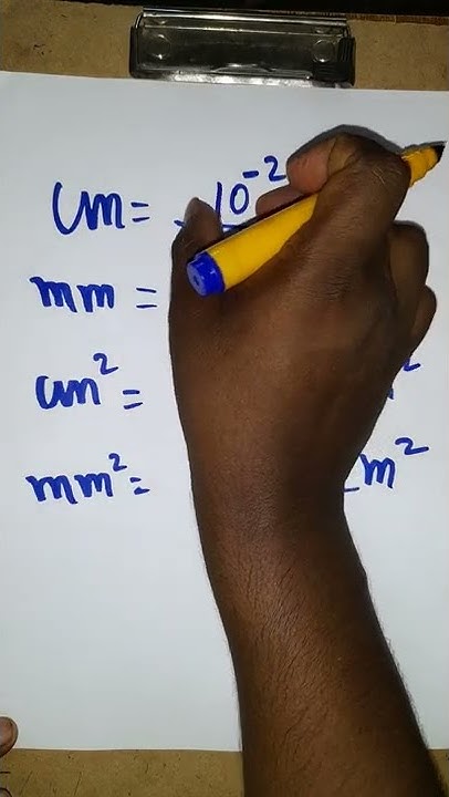 cm to m mm to m cm2 to m2 mm to m2 - YouTube