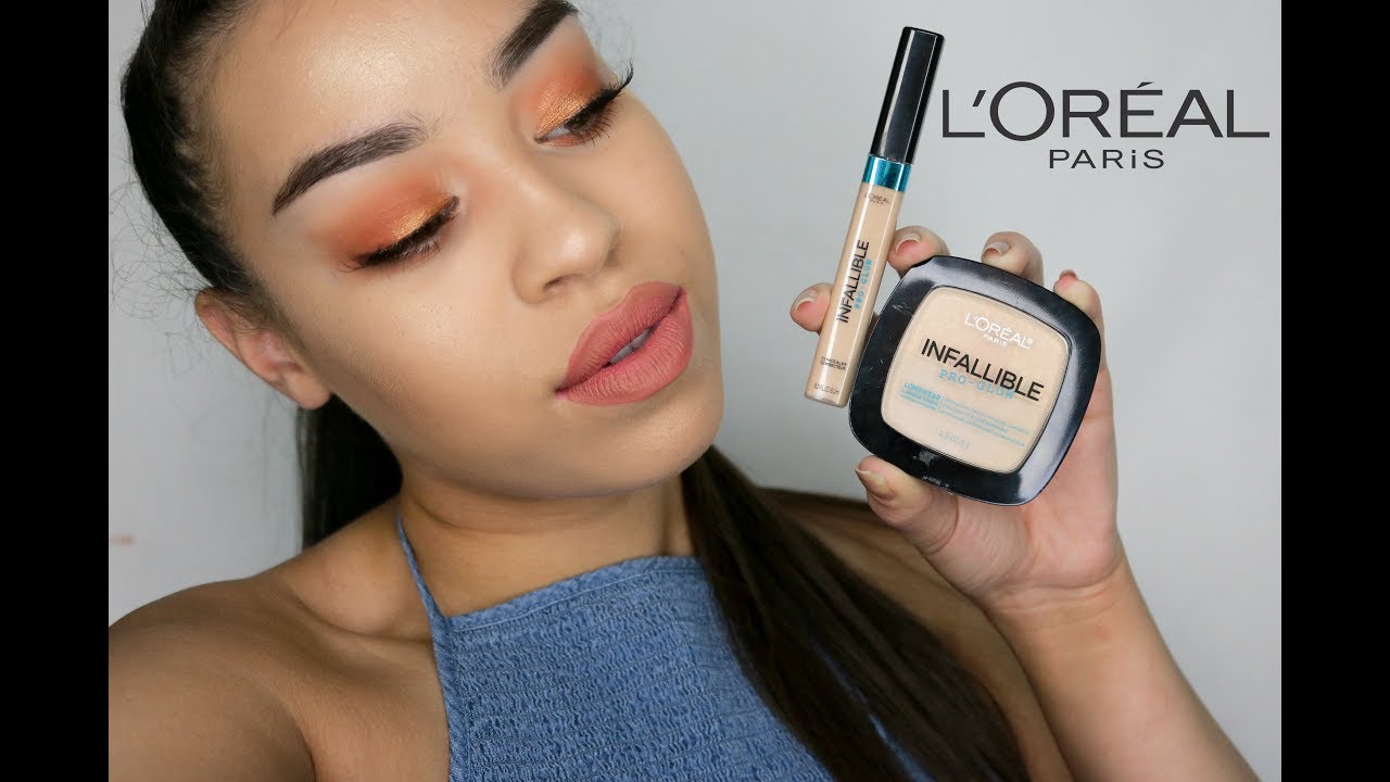 NEW L'OREAL PRO GLOW CONCEALER AND POWDER | FIRST IMPRESSIONS | Victoria Lane