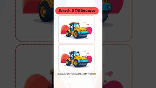 Only 1% People Can Find The 3 Differences? | Sharp Eyes🛣️ #163 #New #shorts #kids #puzzles #ytshorts