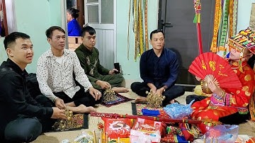 Hát then rất hay, khao khách, đưa khách về. Lễ lẩu then Tranh. P7