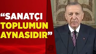 Başkan Erdoğandan Sanatçılarla Düzenlenen Iftar Programında Önemli Açıklamalar. A Haber