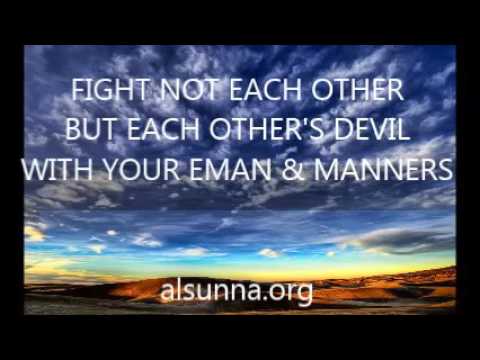 AMAZING Advice: Fight the Devil نصيحة! حاربوا الشيطان ببعضكم