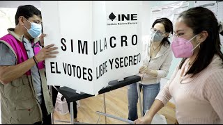 Conoce cómo son los Simulacros de votación para las #Elecciones2021MX